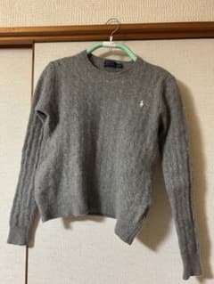 Polo Ralph Lauren グレー ケーブルニット Lのサムネイル