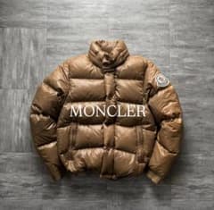 超希少茶タグ⭐️】Moncler モンクレール ダウン 茶色ブラウン 0