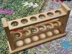 木製 試験管立て 6本用 理科 実験器具のサムネイル