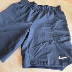 NIKE テニス ハーフパンツ ショートパンツ ネイビーのサムネイル