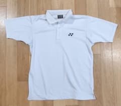 YONEX ヨネックス スポーツウェア テニスウェアポロシャツ 白 ホワイト Lのサムネイル