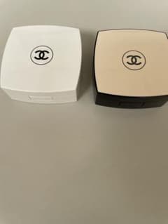 CHANEL 限定縄目&プレーン　クッションファンデケース　2個　附属パフ1のサムネイル