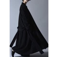 希少】BISHOOL Wool Gabardine KIMONO Coat - メルカリ
