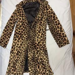 ZARA WOMAN レオパード柄 ロングコート Mのサムネイル