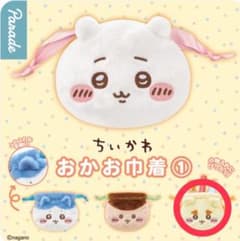 【新品未使用】ちいかわ　おかお巾着　シーサーのサムネイル