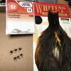 #14 テンカラ 半逆毛鉤 ６本セットのサムネイル