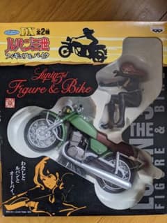 ルパン　バイク　峰不二子　フィギュア　非売品　ツーリング　ガレージ　インテリアのサムネイル