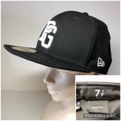 PEARLY GATES × NEW ERAコラボキャップ　ブラック　7 1/2のサムネイル