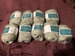 ウール毛糸 まとめ売り 8玉＋おまけ 紫のサムネイル