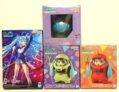Gundam 45th anniversary✕Hatsune Miku Collaboration Figure Set (3 figures + Haro Speaker)