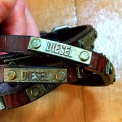 ディーゼル DIESEL 革バングル ブレスレットのサムネイル