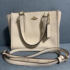 COACH 2way ショルダーバッグ ハンドバッグ　ホワイトのサムネイル