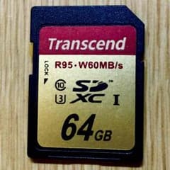 SDカード(SDXC)64GB Class10のサムネイル