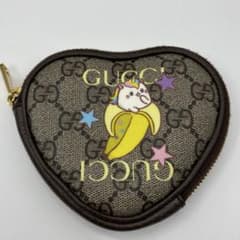 美品・箱付き】GUCCI グッチ GGスプリーム ハート型 コインケース
