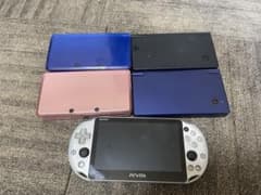 ジャンク品！本体5点セット◾︎PS VITA＆3DS 2点＆DSi 2点のサムネイル