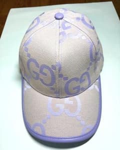 GUCCI ジャンボGG ベースボールキャップ ライトパープル　新品　希少 GUCCI ジャンボGG ベースボールキャップ ライトパープル 新品 希少