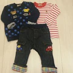 ミキハウス　3点セット　80のサムネイル