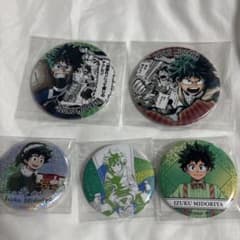 僕のヒーローアカデミア 緑谷出久 缶バッチ5点セット - メルカリ