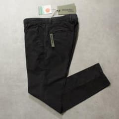 INCOTEX SLACKS☆新品5万円 インコテックス 製品染めチノパン黒32 