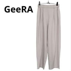 【新品】GeeRA ジーラ スラックス ベージュ M オフィス カジュアルのサムネイル