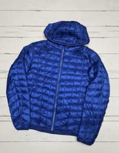 old uniqlo 中綿ダウンジャケット 廃盤モデル ブルー 青　S old uniqlo 中綿ダウンジャケット 廃盤モデル ブルー 青 S - メルカリ