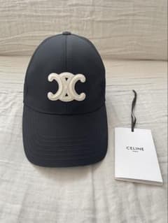 CELINE ベースボールキャップ ブラック Sサイズ - メルカリ