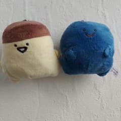 문구와 함께 봉제인형 마스코트 2입니다 2종 세트 뽑기