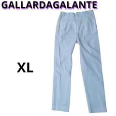 新品 GALLARDAGALANTE 白 プリーツ入りカジュアルパンツ ホワイトのサムネイル