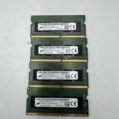 P*プ様 m042 Micron製 ノートPC用DDR4メモリ 8GB 4枚セッ P*プ様 m042 Micron製 ノートPC用DDR4メモリ 8GB 4枚セッ - メルカリ