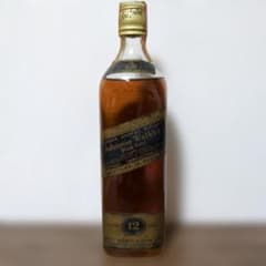 Johnnie Walker 黒ラベル12年 金キャップ 旧ボトル 750ml - メルカリ
