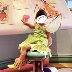 ディズニー ティンカーベル ワンピースと羽のセット　ハロウィンのサムネイル