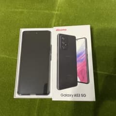 Galaxy A53 5G オーサムブラック 128 GB docomoのサムネイル