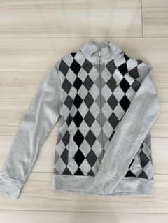 BURBERRY バーバリーブラックレーベル ジップアップニットジャケットのサムネイル