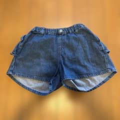 デニム フリル ショートパンツ 120のサムネイル