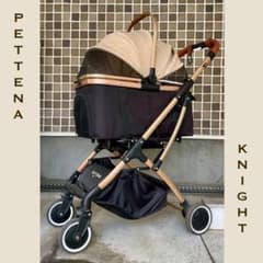 PETTENA 折りたたみ分離型ペットカート KNIGHT【フックもプレゼント】 PETTENA 折りたたみ分離型ペットカート KNIGHT【フックもプレゼント