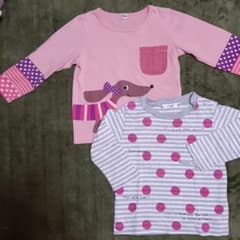 ロンT BeBe 80cm ＆ 西松屋 90cmのサムネイル