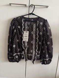 ZARA 刺繍 ブラウスのサムネイル