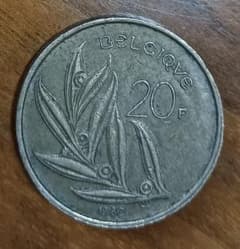 ベルギー 20フラン硬貨 1980年 - メルカリ