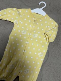 BABYDOLL ロンパース 星柄 王冠 イエローのサムネイル