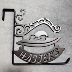 Howl's Moving Castle Door Hook, Hatter's Hat Shop, Ghibli Sign, Door Hanger