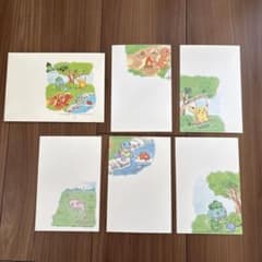 포켓몬 그림 엽서 5장 세트