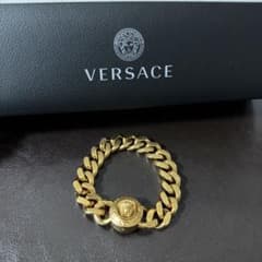 VERSACE ゴールドチェーンブレスレットのサムネイル