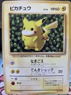 ピカチュウ_「すぐわかるポケモンカードの遊びかた」 おまけカード