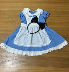 Disney 앨리스 코스튬 90cm 카츄샤 첨부 할로윈
