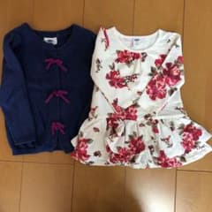 ワンピース　ガーデン　オールドネイビー　90のサムネイル