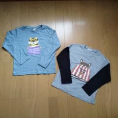 キッズ サマンサモスモス ラーゴム ズーミック ロンＴ 2枚 120 まとめ売り
