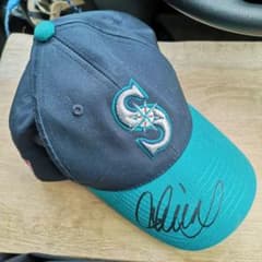 【非売品・懸賞当選品】シアトル・マリナーズ イチロー サイン入りキャップ ペプシ