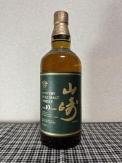 ▲未開栓 サントリー 山崎 10年 グリーンラベル ピュアモルト ウイスキーのサムネイル