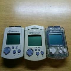 ドリームキャスト ビジュアルメモリ ３個セットのサムネイル