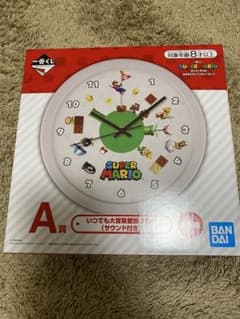 【新品・未開封】一番くじ スーパーマリオ A賞 いつでも大冒険壁掛け時計のサムネイル